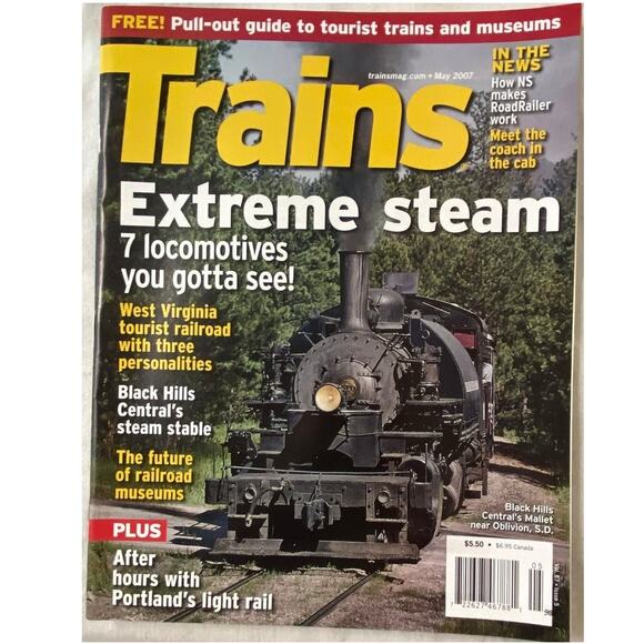 Lot 4 Trains May Jun Jul Aug 2007 Magazine Street Car Locomotive Track Railroad - Picture 3 of 11
